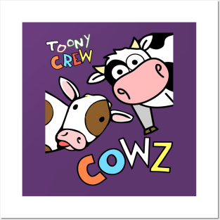 Cowz Basketball Squad Warmup Jersey (Toony Crew Edition) Posters and Art